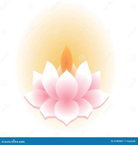 Asian Lotus Symbol Cartoon Vector | CartoonDealer.com #79804029