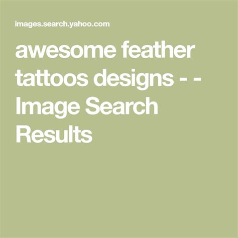 Awesome Feather Tattoos Designs Image Search Results Feather