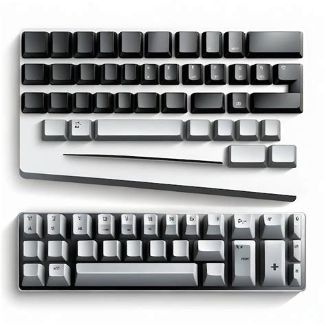 Premium Vector Keyboard Vector Set White Background Isolated A High Qual