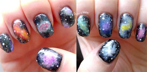 Galaxy Nail Art by quixii on DeviantArt