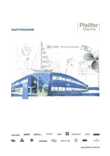 Tutti I Cataloghi E Le Schede Tecniche Pfeiffer Marine GmbH