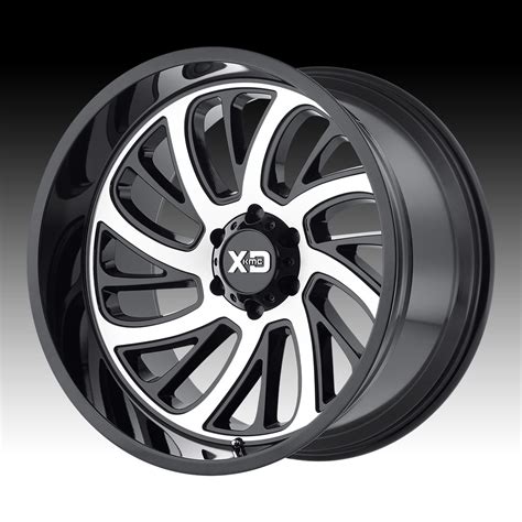 XD Series XD826 Surge Gloss Black Machined Custom Wheels Rims XD826