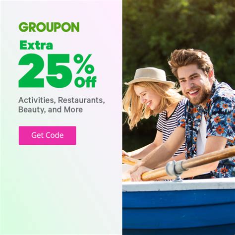 Groupon Extra Off Activities Restaurants Beauty More Promo