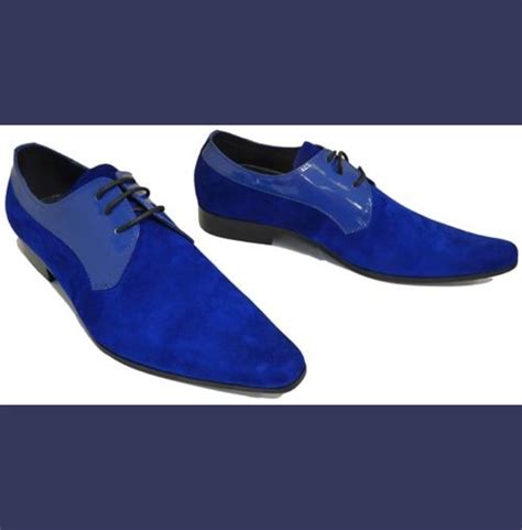 Mens Style Fashion Royal Blue Shoes Men Derby Party Rebelsmarket