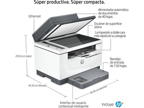 Impresora HP Laserjet M234sdne Multifunción Láser Mono Wi Fi