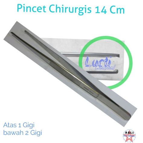 Jual Pinset Chirurgis Pinset Cm Stainless Shopee Indonesia