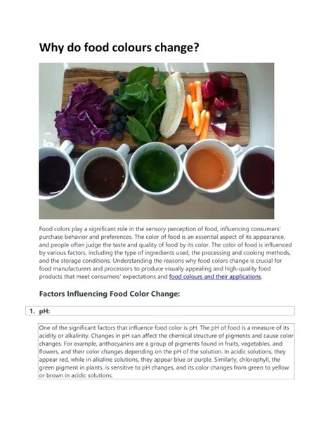 PPT - Food Colours and Their Applications FMT 1 PowerPoint Presentation ...