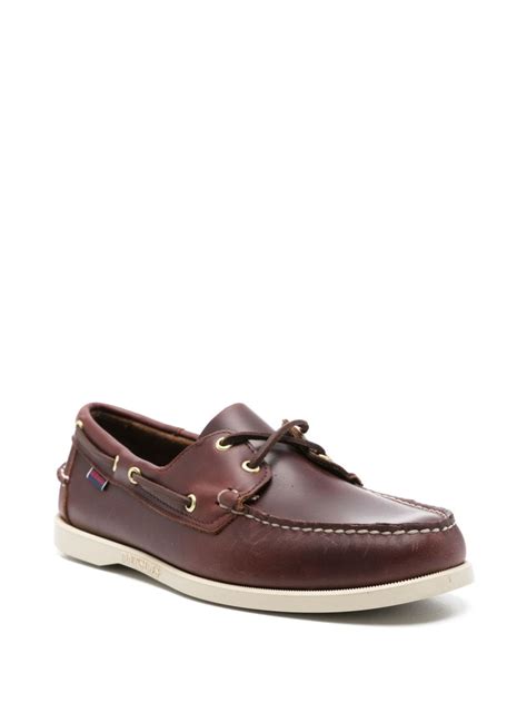 Sebago Docksides Portland Leather Boat Shoes Brown Farfetch