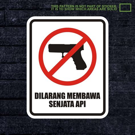 Jual Xwskpc Sticker Safety Sign K Keselamatan Kerja Dilarang