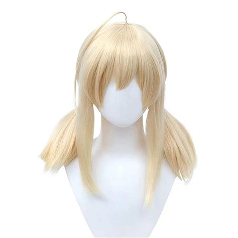 Klee Cosplay Wig Blonde Pigtails Hairs With Bangs 2025 24 99 In 2025