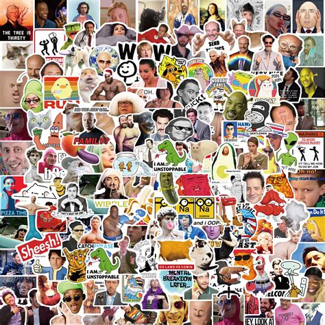 Buy Meme Stickers [ 150PCS ] Funny Stickers for Adults Teens, Vinyl ...