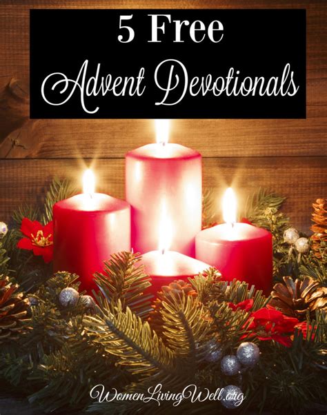 5 Free Advent Devotionals - Women Living Well