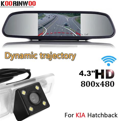 Koorinwoo Wireless Intelligent Dynamic Trajectory License Lights Car