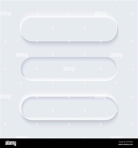 Button Shadow Round Square App Minimal Modern Vector Ui Layout