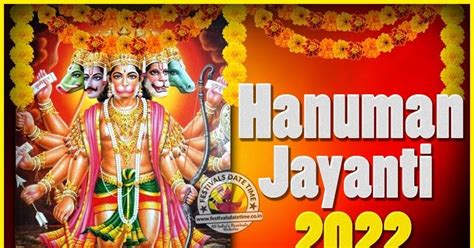 2022 Hanuman Jayanti Pooja Date And Time 2022 Hanuman Jayanti Calendar