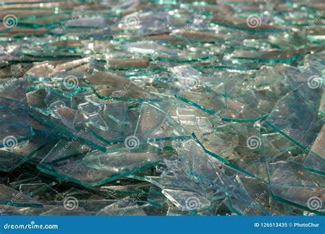 Shards Of Broken Glass Stock Image Image Of Sharp Close 126513435