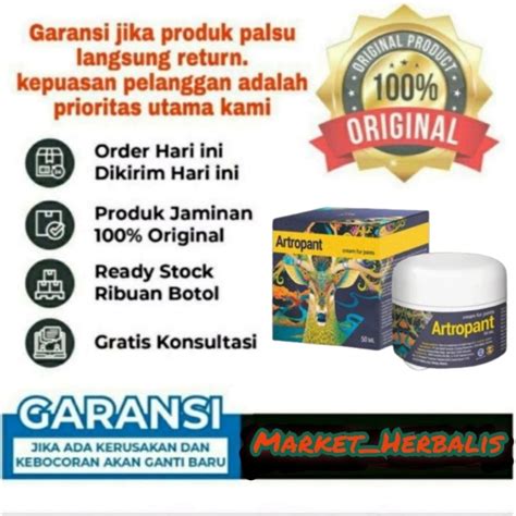 Jual Artropant Original Obat Nyeri Sendi Obat Persendian Tulang