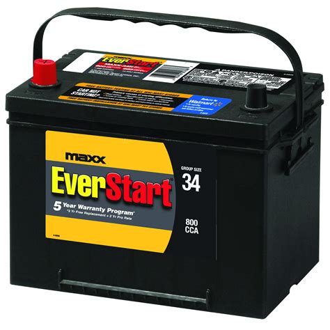 Everstart Maxx Lead Acid Automotive Battery Group 34n