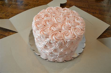 Powder Pink Rosette Cake With Pearls Pink Rosette Cake Rosette Cake