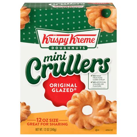 Krispy Kreme Crullers Original Glazed Mini 12 Oz Delivery Or Pickup Near Me Instacart