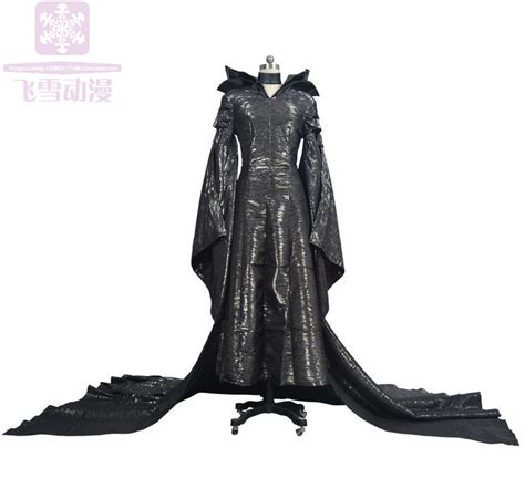 Movie Maleficent Black Witch Angelina Jolie Princess Cosplay Fancy