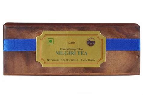 Avihs Vegetarian Nilgiri Tea 100 G Wooden Box At Rs 330piece In Bengaluru Id 20872811888