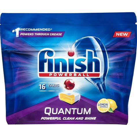 Finish Powerball Quantum Dishwasher Tablets Lemon Pack Woolworths