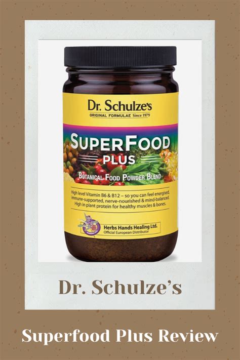 Dr Schulzes Superfood Plus Review Superfoodsliving