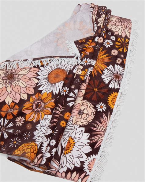 Shop Topanga Penny Lane Beach Towel In Brown Fast Shipping And Easy Returns City Beach Australia