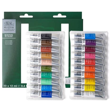 Winton Oil Color Introduction Set Of 20 12ml By Winsor Newton