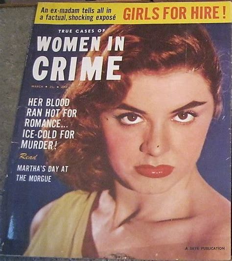 Women In Crime March 1955 Detective Magazine Covers Crime True Crime