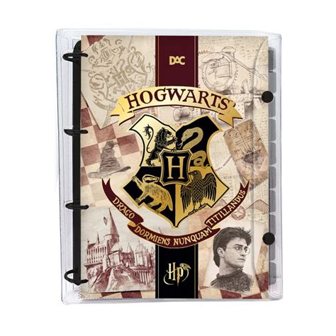 Fichário DAC Universitário em PVC Cristal Harry Potter 4371 DAC