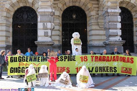 Trabajadores De La Cultura Educadores Del Museo Guggenheim De Bilbao