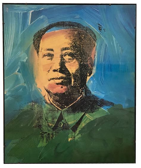 Pop Art Mao Tse Tung Print By Andy Warhol