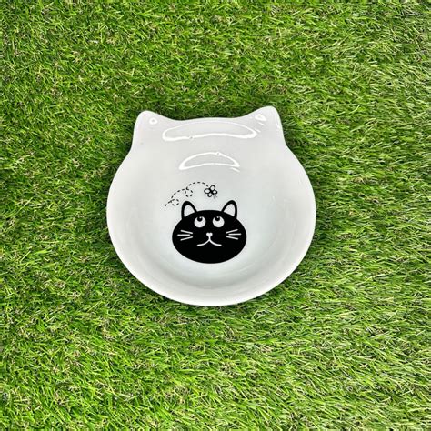 Tigela Prato Para Gatos Comedouro Porcelana Gato Super Decora O