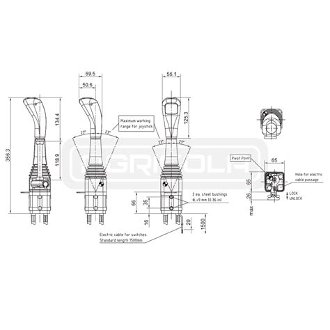 Zestaw Hydrauliczny Sekcyjny Rozdzielacz L Joystick Bez