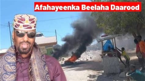 Deg Deg Beesha Darood Oo Hanjabaad Culus U Dirtay Somaliland Iyo