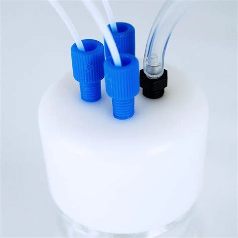 Microfluidic Reservoir GL45 Bottle Cap - L (100 mL - 2/4 ports