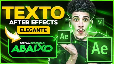 Como Fazer Texto Animado No After Effects Mas Usar No Vegas Pro