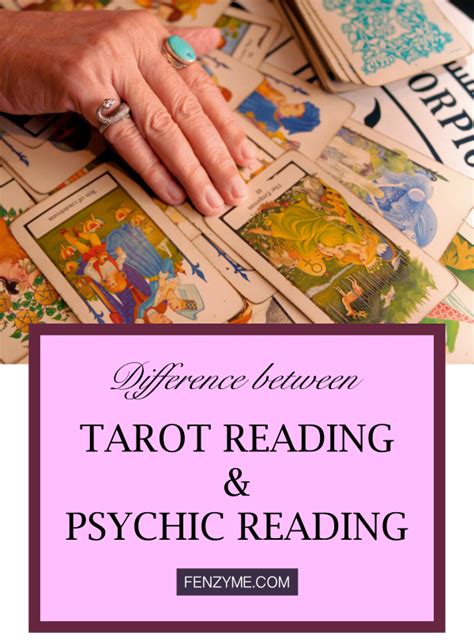 Explore The Differences Between Psychic Reading And Tarot Card Reading