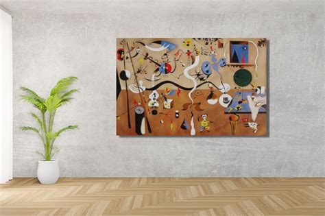 Joan Miro the Harlequin's Carnival Canvas Wall Art,joan Miró Abstract Abstact Canvas, Surreal ...