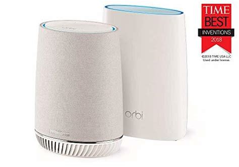 Netgear Orbi Mesh Wi Fi System With Orbi Voice Smart Speaker Rbk50v