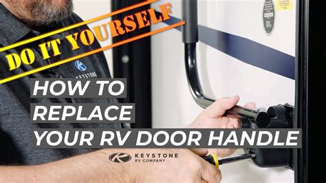 How To Replace Your Rv Entry Door Grab Handle Do It Yourself Youtube