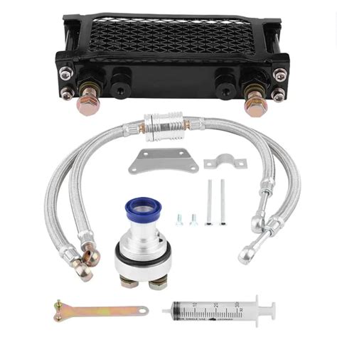 Kit Refrigerador Do Leo Do Motor Prata Para Honda CB CG 100CC 250CC