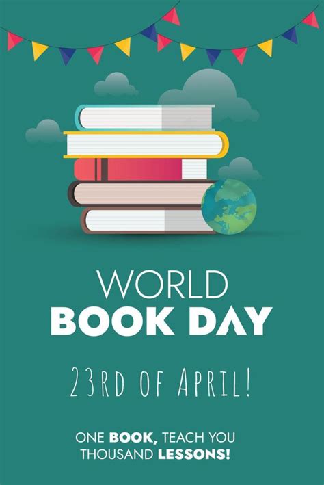 World Book Day 23rd April Book Day Celebration Library Books