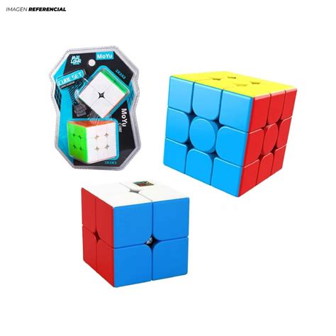 Ripley PACK CUBOS MÁGICOS RUBIK CLÁSICO MOYU PARA NIÑOS