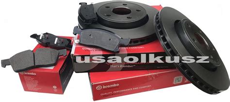 Tarcze Klocki Hamulcowe Przednie 330mm BREMBO Jeep Grand Cherokee 3 6