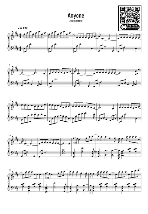 Anyone Arr Eduardo By Justin Bieber Sheet Music For Easy Piano At Sheet Music Direct