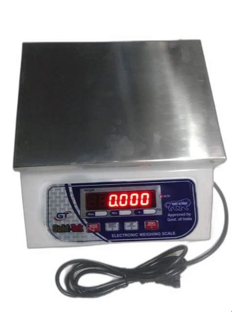 Stainless Steel External Gold Tek Scale Electronic Weighing Scales For