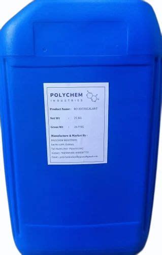 Ro Antiscalant For Water Treatment Packaging Type Box At Kg In